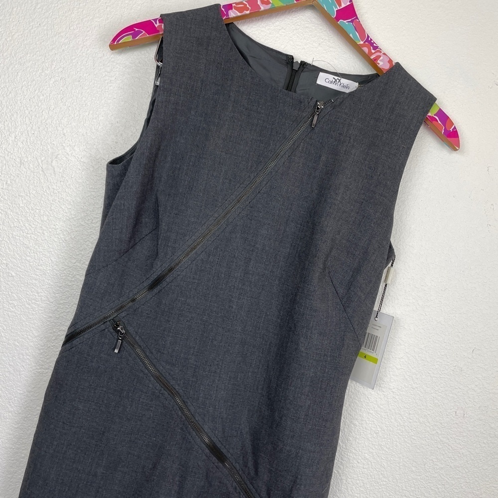 NWOT Calvin Klein zipper dress size 4 // 1872 - Picture 2 of 7